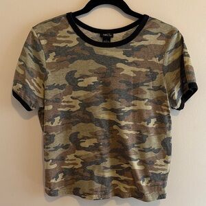 Rue21 Camo Tee with Black Accents
